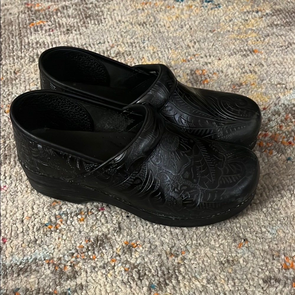 Women's Black Dansko Clogs size 41